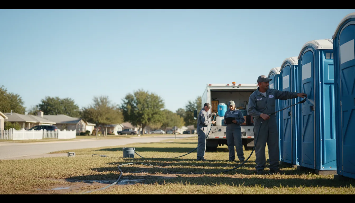 Long-Term Portable Toilet Rental in Caddo, TX near me